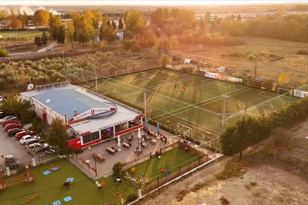 NRG sports Cafe Panserraikos FC academy παιδότοπος